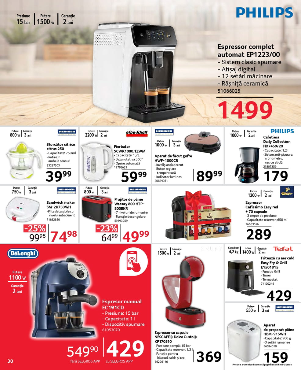 catalog Selgros nealimentar